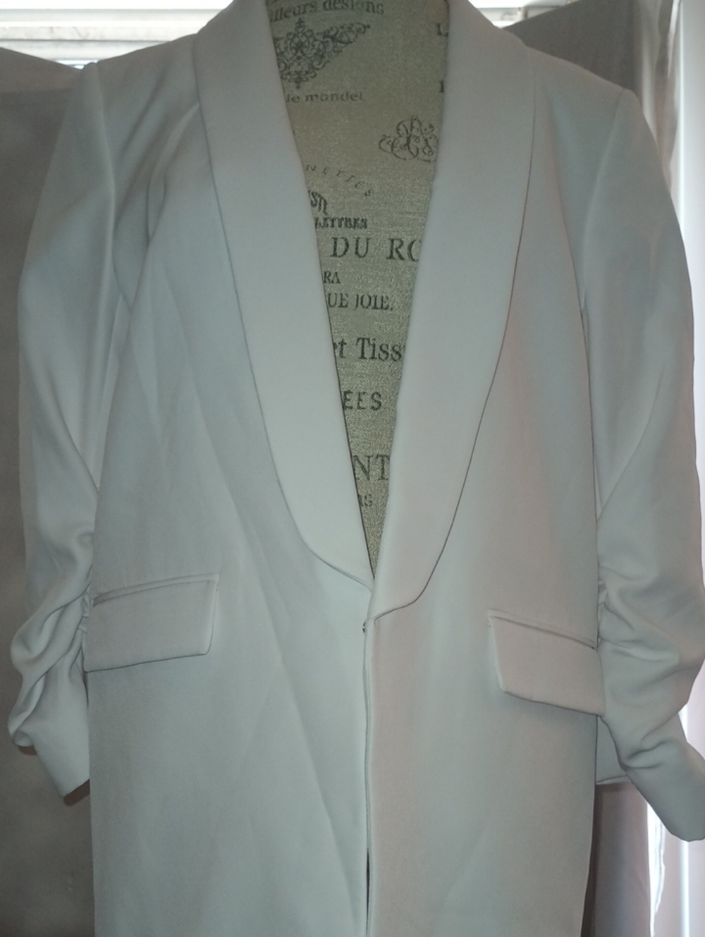 Gianni Bini White Jemma Boyfriend Blazer